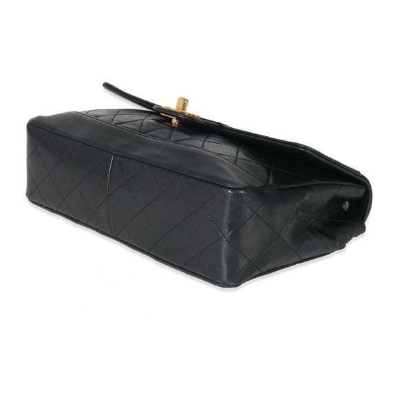 Chanel Black Quilted Lambskin Medium Flap Bag - Picture 7 of 8
